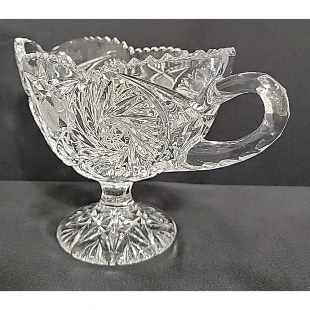 Vintage Imperial‎ Glass Gravy/Sauce Boat, 5.25